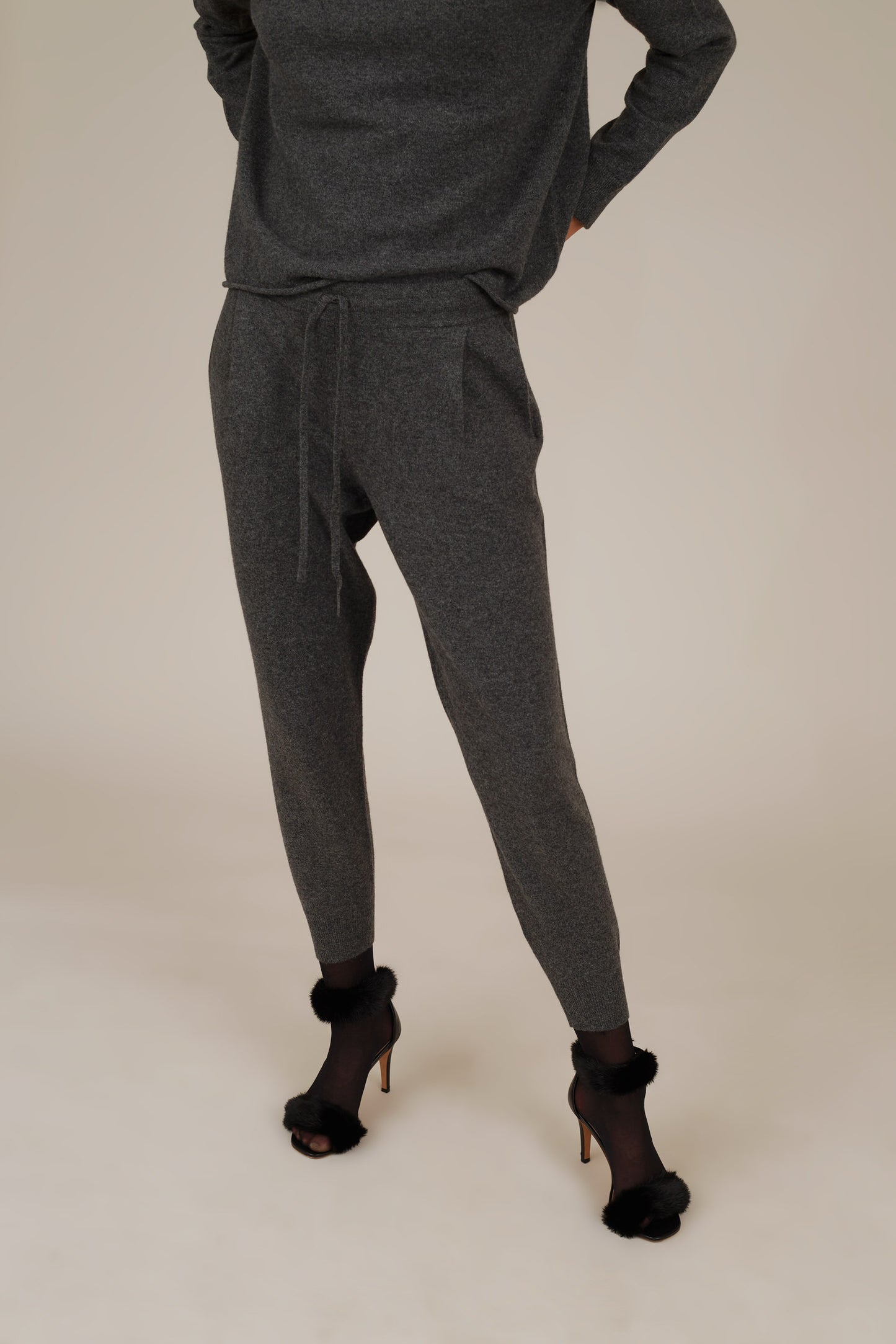 TINA CASHMERE TRACK PANTS